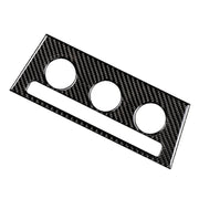 Car Carbon Fiber Air Conditioning Rotary Button Decorative Sticker for Volkswagen Golf 7 2013-2017