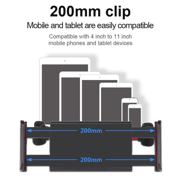 p-01 Auto Car Seatback Tablet PC / Mobilephone Holder (Black)