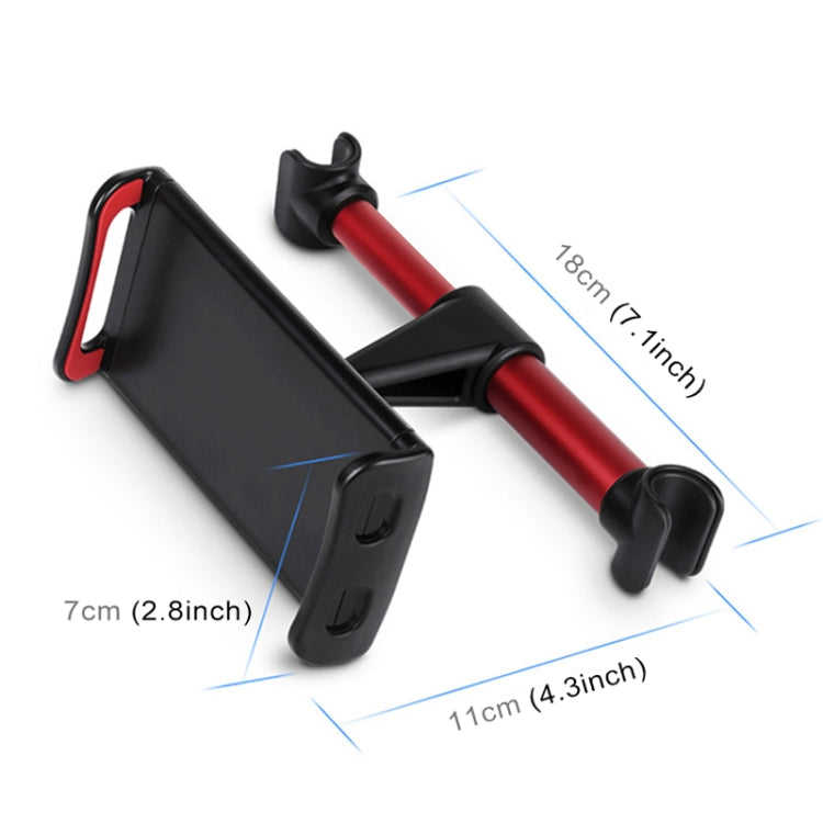 p-01 Auto Car Seatback Tablet PC / Mobilephone Holder (Red)