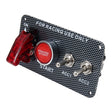 Racing Car Ignition Switch Panel Engine Start Start Push Button LED Racing Toggle Switch 12V Carbon Fiber Panel Multi-function Automatic Ignition Switch for Racing Cars - Car Switches by PMC TechLife | Online Shopping South Africa | PMC TechLife | Buy Now Pay Later Mobicred
