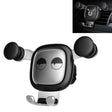 Big Eyes Pattern Gravity Cartoon Air Vent Car Mount Phone Holder(Silver) - Car Holders by PMC TechLife | Online Shopping South Africa | PMC TechLife