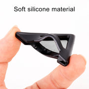 Universal Car Body Silicone Anti-collision Sticker Door corner Protector(Black)