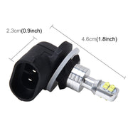 2pcs 881 40W 800 LM 6000K 8 LEDs Car Fog Light, DC 12V(White Light)
