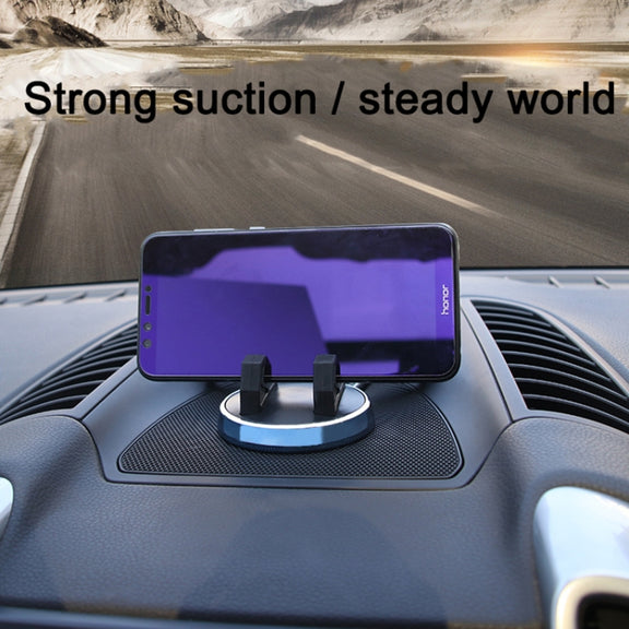 Multi-function Car Instrument Panel Mobile Phone Holder Temporary Parking Card(Gold)
