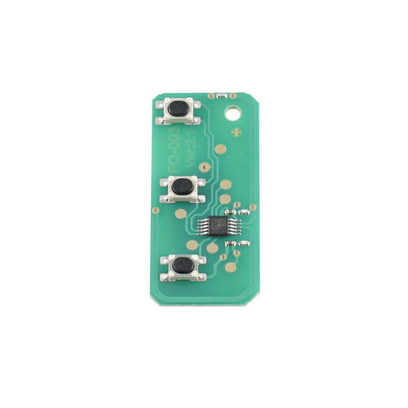 For Ford Focus Intelligent Remote Control Car Key with 63 Chip 40 Bit & Battery, Frequency: 433MHz