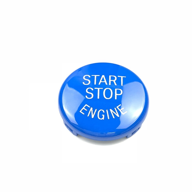 Car Engine Start Key Push Button Cover for BMW E90 Chassis (Blue)