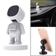 Little People Shape Car Adjustable Magnetic Mobile Phone Holder Bracket (White) - Car Holders by PMC TechLife | Online Shopping South Africa | PMC TechLife