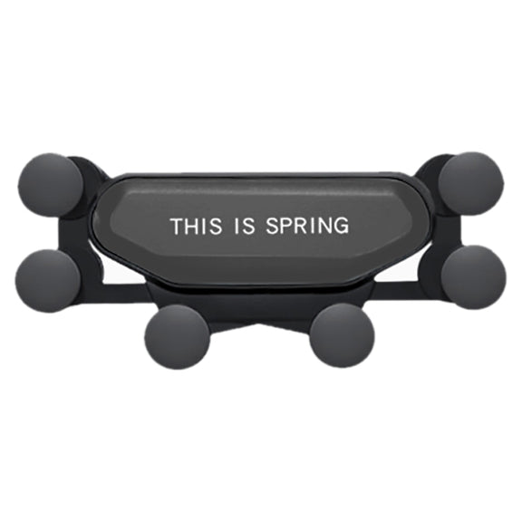 Car Air Outlet Six-claw Gravity Mobile Phone Holder Bracket (Black)