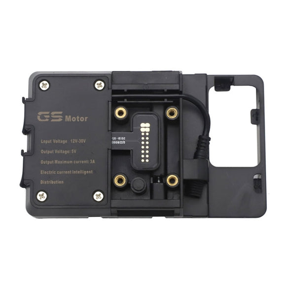 Motorcycle Mobile Phone Holder USB Charger Bracket