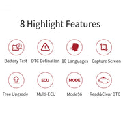 YA101 Car Mini Code Reader OBD2 Fault Detector Diagnostic Tool