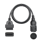 Motorcycle OBD Cable 10PIN to 16PIN Connector Cable for BMW