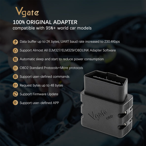 Vgate VLINKER MC V2.2 Bluetooth 3.0 Car OBD Fault Diagnosis Detector