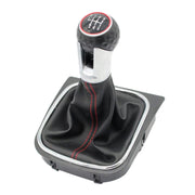 Car Shift Handball Gear Lever Gear Shift Knob for Volkswagen Golf 6, Gear Position: 6-stall