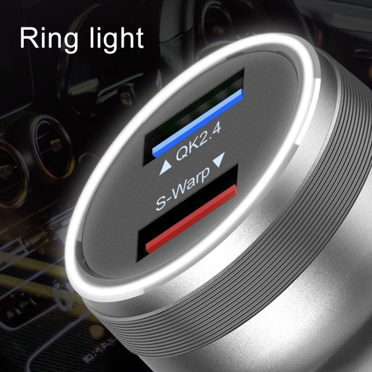 DASH / WARP 30W Car Flash Charger for OnePlus (Red)