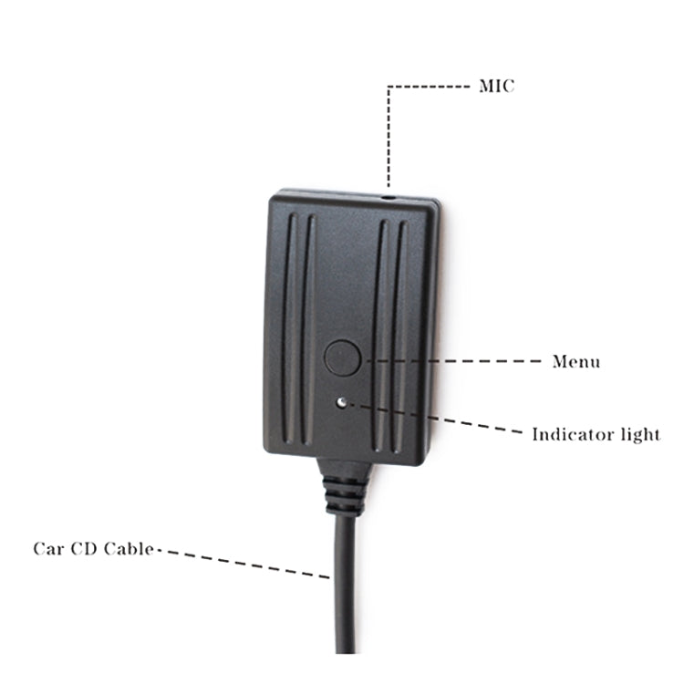 Car AUX Bluetooth Audio Cable + MIC for BMW E86 X3 E83