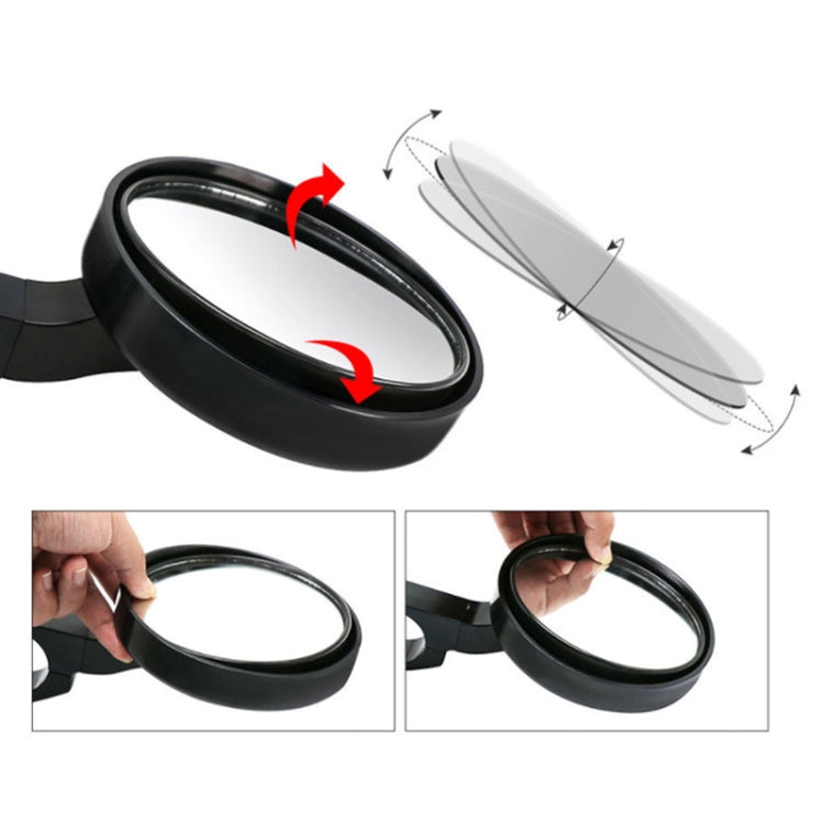 SFUTV-3 ATV All Terrain Vehicle Round CNC Rearview Mirror 1.75/2 inch Universal For UTV