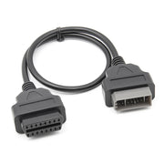 14Pin to 16Pin Car OBD2 Conversion Cable OBDII Diagnostic Adapter Cable for Nissan