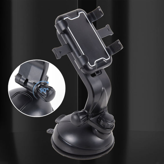 Universal Car Sucker Mobile Phone Holder (Black)