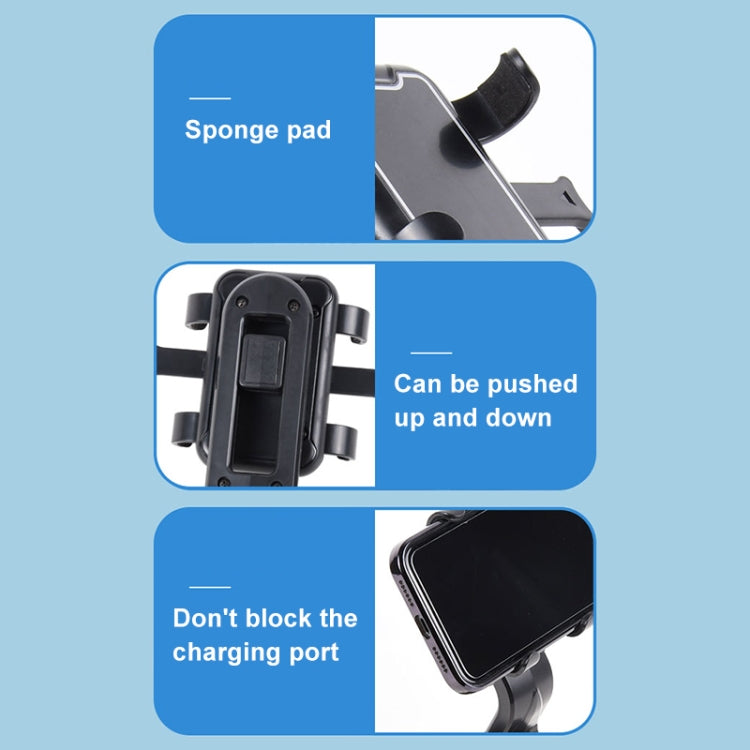 Universal Car Sucker Mobile Phone Holder (Black)