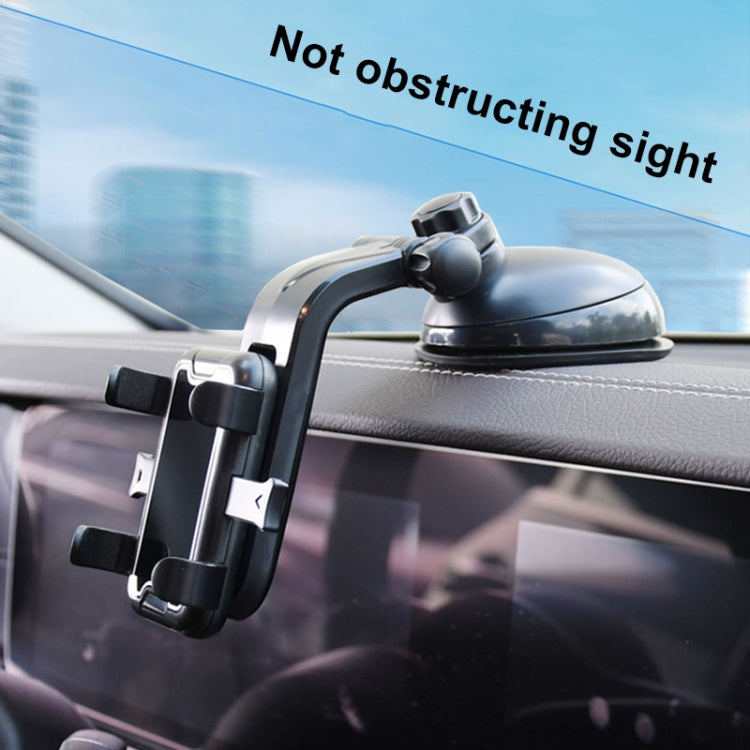 Universal Car Sucker Mobile Phone Holder (Black)