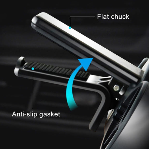 Car Dual-turbo Air Outlet Magnetic Mobile Phone Holder with Aromatherapy (Blue)