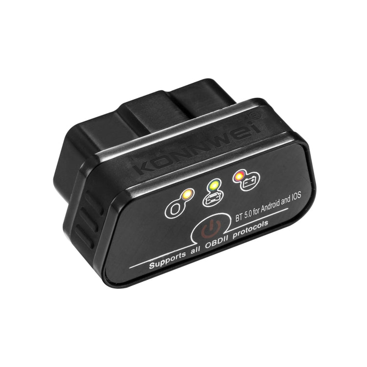 KONNWEI KW901 Android Phone OBD2 Car Bluetooth 5.0 Diagnostic Scan Tools(Black)
