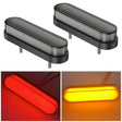 1 Pair Double Color Brake Light Turn Signal Light - Turn Signal by PMC TechLife | Online Shopping South Africa | PMC TechLife | Buy Now Pay Later Mobicred