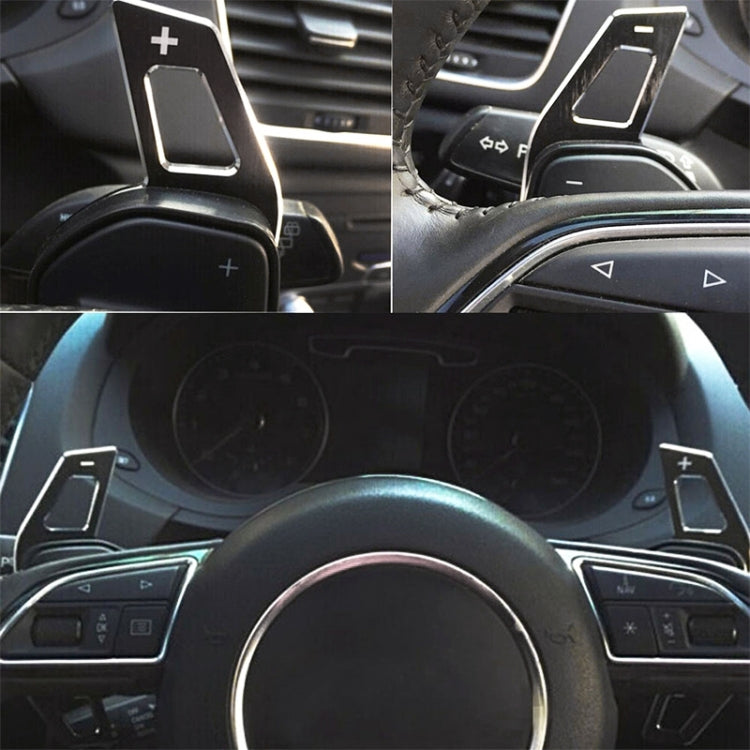 Car Modification Aluminum Paddle Shift Extensions for Audi A3 / S3 2017-2020 Steering Wheel Gear Shifters