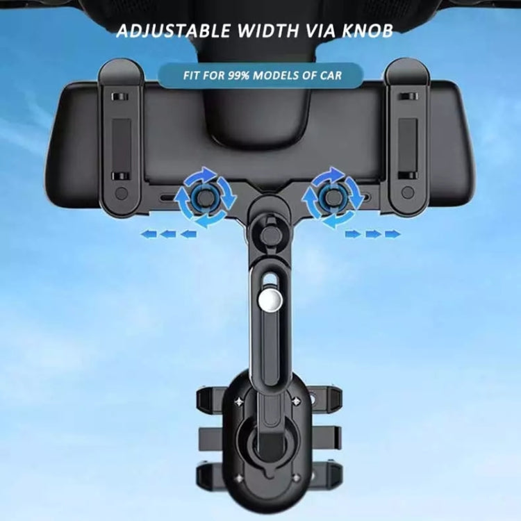 Snap-on Rearview Mirror Car Phone Holder In-Car Navigation Bracket