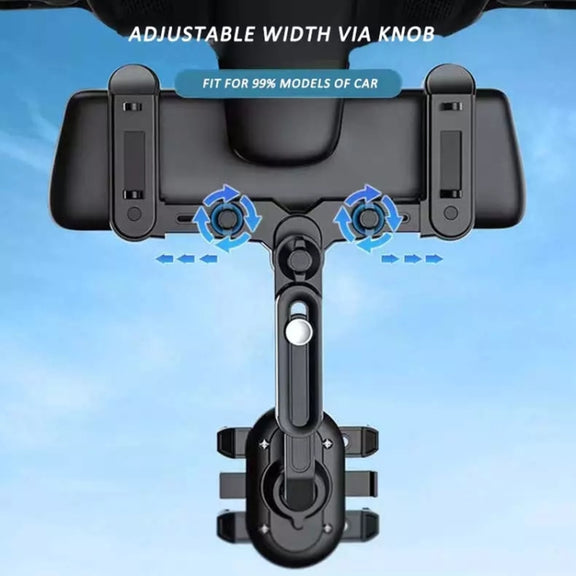 Snap-on Rearview Mirror Car Phone Holder In-Car Navigation Bracket