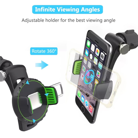 Multifunctional Car Air Conditioner Air Outlet Phone Holder (Green)