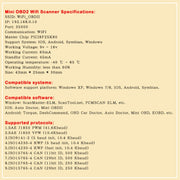 OBD2 WIFI Mini Car Detector Car Fault Diagnostic Tool