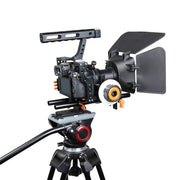 YELANGU YLG1105A A7 Cage Set Include Video Camera Cage Stabilizer / Follow Focus / Matte Box for Sony GH4 / A7S / A7 / A7R / A72 / A7RII / A7SII / A6000 / A6500 / A6300 / A7R3 / A7S3 / A7R4  (Orange)