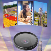 RUIGPRO for GoPro HERO 7/6 /5 Professional 52mm 10X Close-up Lens Filter with Filter Adapter Ring & Lens Cap