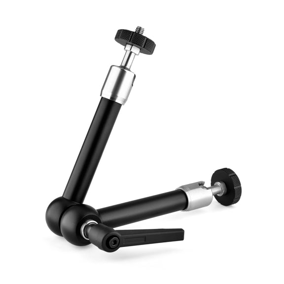 YELANGU 11 inch Adjustable Friction Articulating Magic Arm (Black)