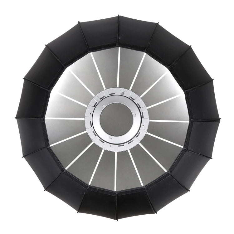 Godox P120L Diameter 120cm Parabolic Softbox Reflector Diffuser for Studio Speedlite Flash Softbox(Black)