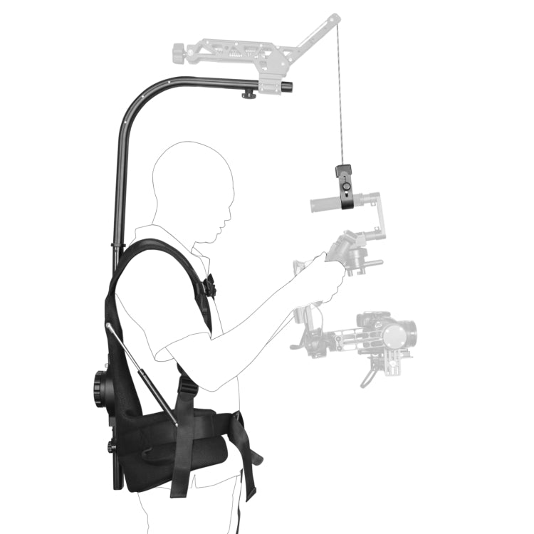 YELANGU B1 Stabilizer Vest Camera Support System for DSLR & DV Cameras, Load: 8-18kg (Black)