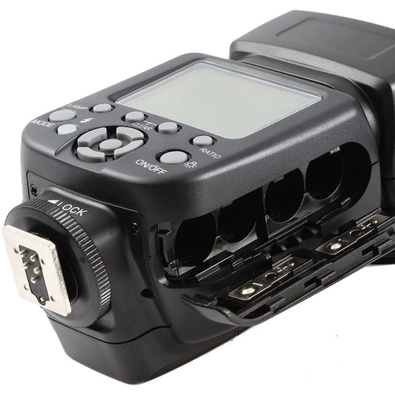 TRIOPO TR-15EX Macro Ring TTL Flash Light with 6 Different Size Adapter Rings For Canon E-TTL(Black)