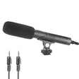 YELANGU YLG1401A Double Back Pole Professional Condenser Shotgun Microphone for DSLR & DV Camcorder(Black) - Camera Microphone by YELANGU | Online Shopping South Africa | PMC TechLife | Buy Now Pay Later Mobicred