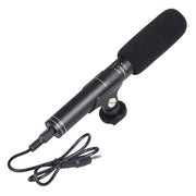 YELANGU YLG1401A Double Back Pole Professional Condenser Shotgun Microphone for DSLR & DV Camcorder(Black)