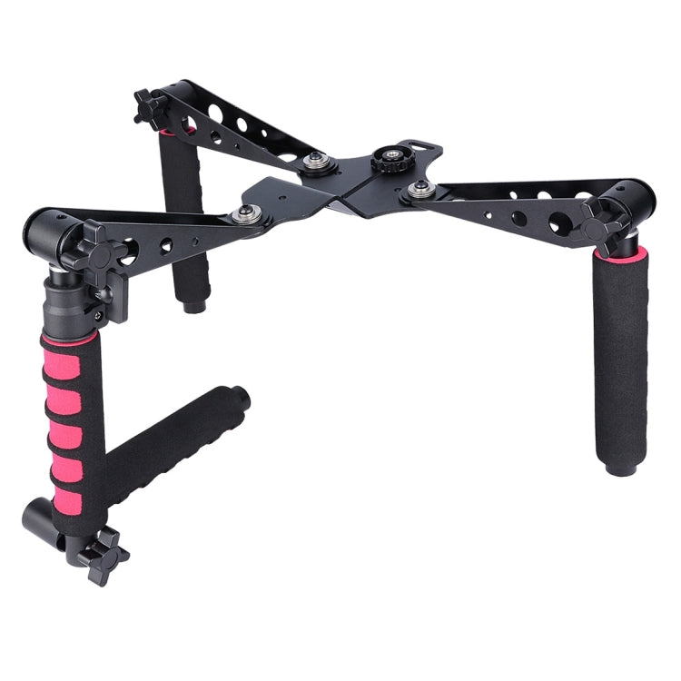 YELANGU D6-2 Rig I Multifunctional Handles Camera Shoulder Mount for DSLR Camera / Video Camera(Red)