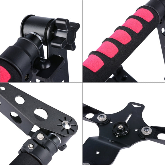 YELANGU D6-2 Rig I Multifunctional Handles Camera Shoulder Mount for DSLR Camera / Video Camera(Red)