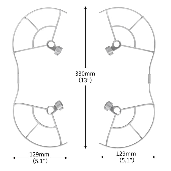 STARTRC Drone Propeller Protective Guard Anti-collision Ring for DJI Mini 3 Pro (Grey)