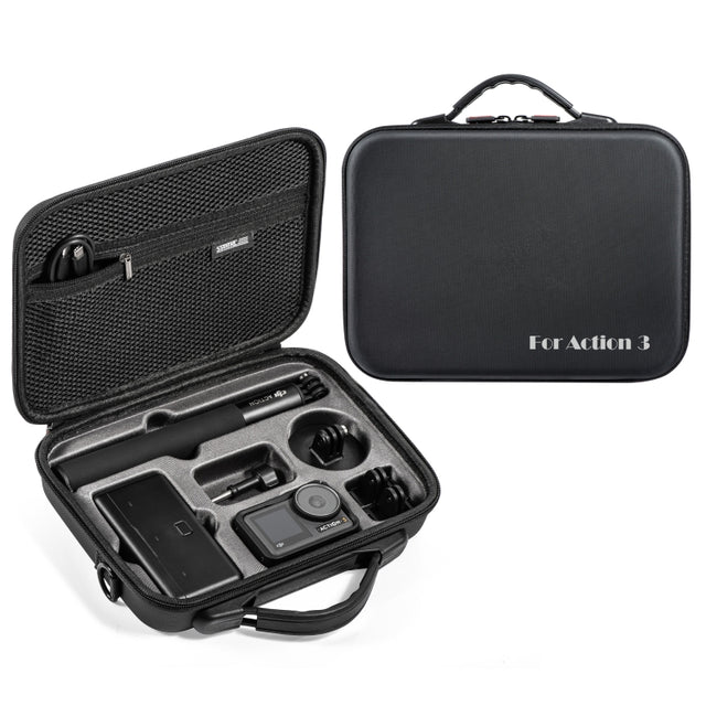 For DJI Osmo Action 3 STARTRC Camera and  Accessories Storage Case Bag(Black)