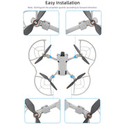 For DJI Mini 4 Pro Sunnylife N4P-KC712 Drone Propeller Protective Guard Anti-collision Ring (Grey)