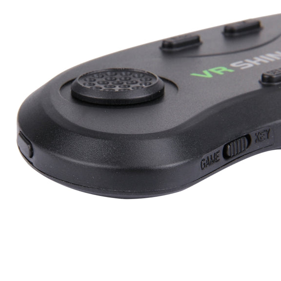 VR Shinecon 3D Movie Games Virtual Reality Glasses Bluetooth Remote Controller Gamepad(Black)