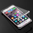 Ultra-Thin Angular Frame Magnetic Absorption Double-Sided Tempered Glass Shell for iPhone 8(Silver) - More iPhone Cases by NILLKIN | Online Shopping South Africa | PMC TechLife