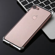 Ultra-Thin Angular Frame Magnetic Absorption Double-Sided Tempered Glass Shell for iPhone 8(Silver)