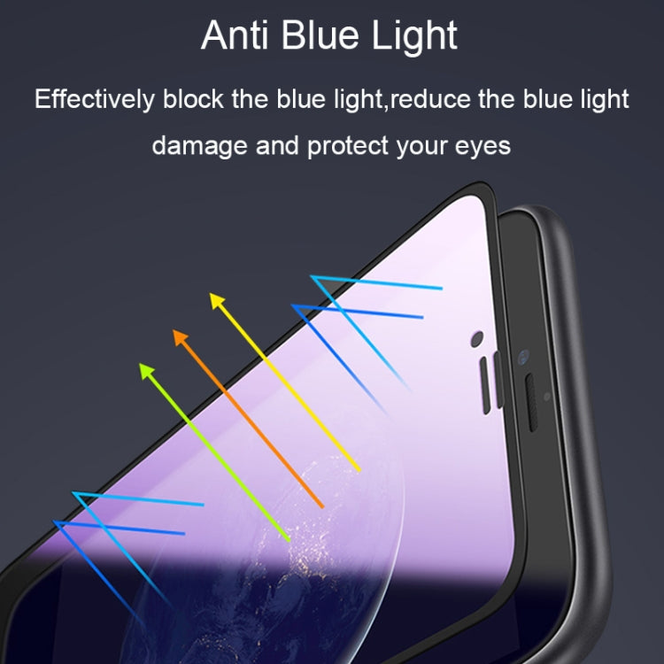 25 PCS AG Matte Anti Blue Light Full Cover Tempered Glass For Xiaomi Redmi 7