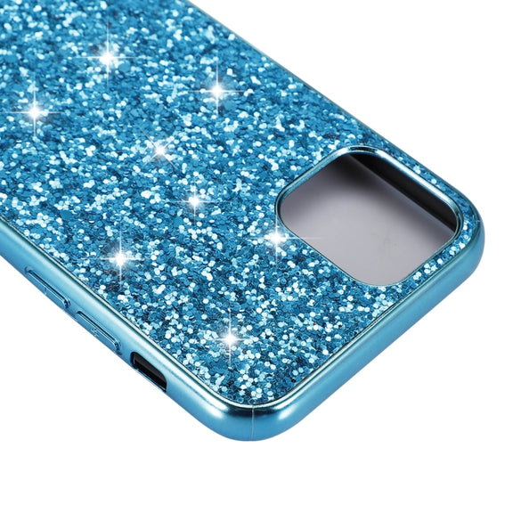 Glitter Powder Shockproof TPU Protective Case for iPhone 11 Pro Max(Silver)